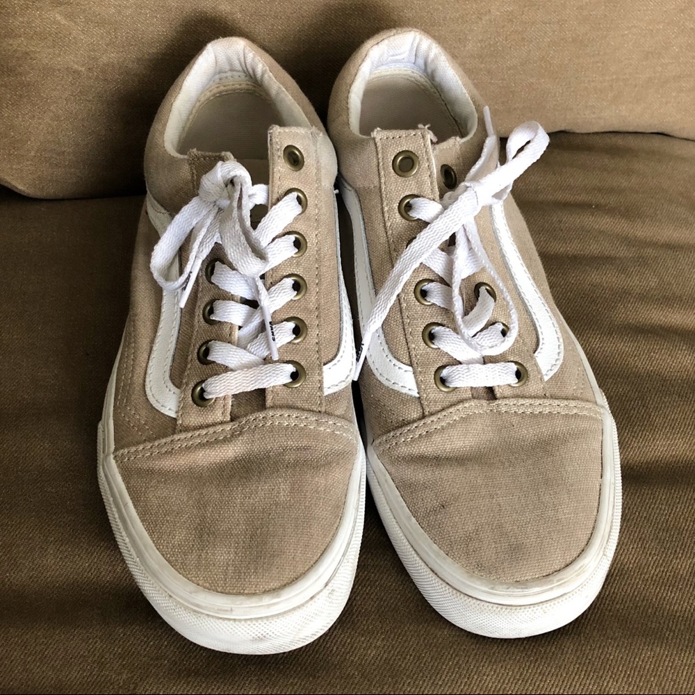 Vans Old Skool Linen Canvas Sneakers